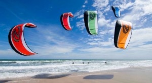 kitesurfing Kites in Action