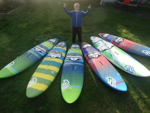 Fanatic winsurfing boards at Jay Sails
