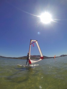 Jay Sails learn to windsurf day
