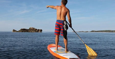 Stand up paddle boarding in tasmania