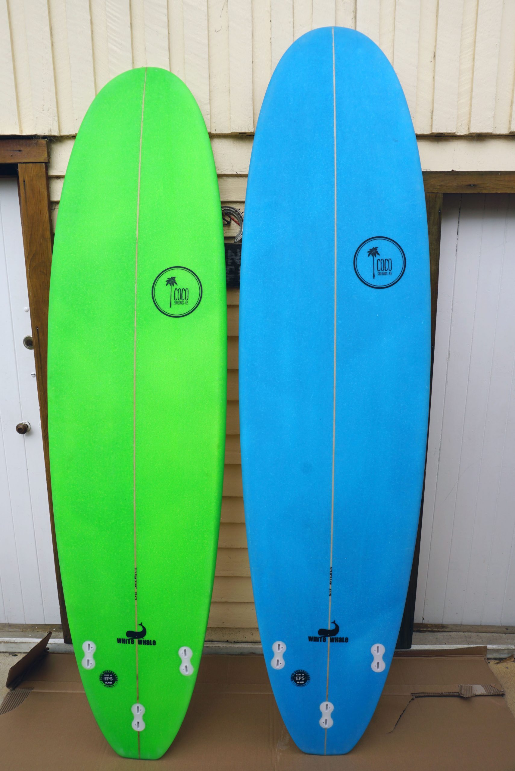 coco surfboards in various sizes at jay sails 